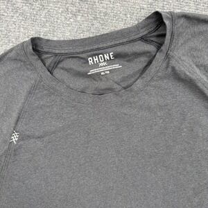 RHONE Mens XL TG Gray Short Sleeve Crew Neck T Shirt Top Athletic Performance